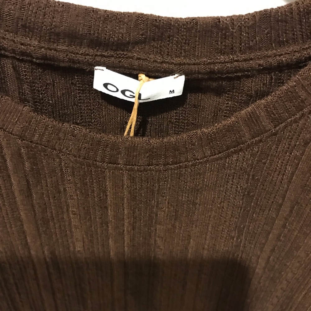 OGL Ribbed Dress Tee Shirt - Picture 2 of 4